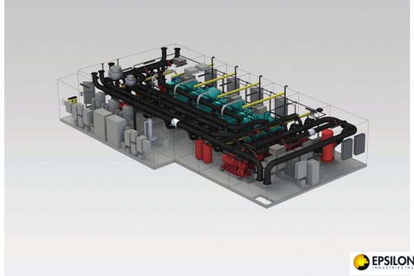 Modular Central utility plant design