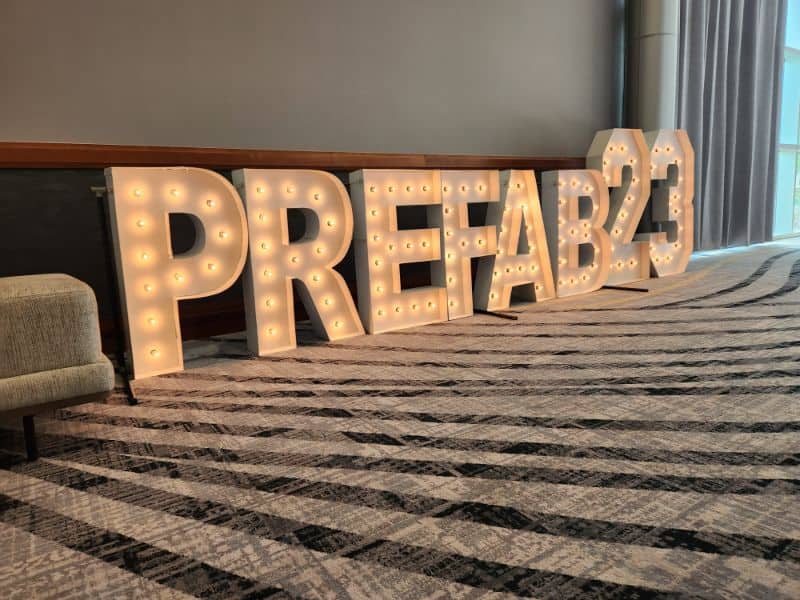 Advancing Prefabrication conference